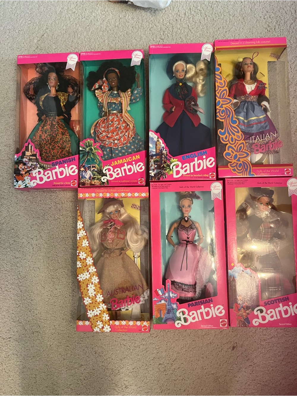 Mattel Barbie countries of the world collection- new in box